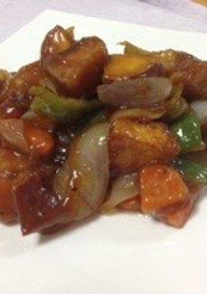 さつまいも入り酢豚-レシピのメイン写真