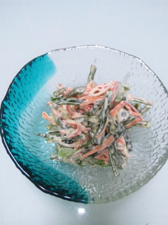 茎わかめサラダ-レシピのメイン写真