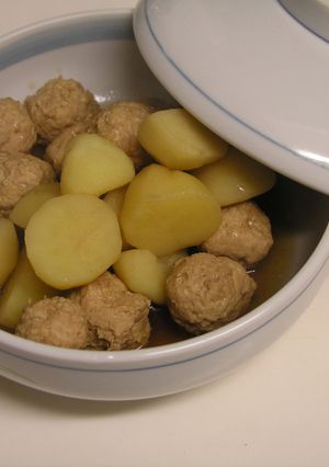 新じゃがと鶏つくねの煮物-レシピのメイン写真