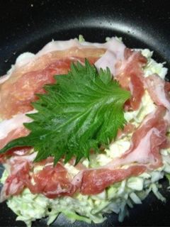大葉をお好み焼きに-レシピのメイン写真