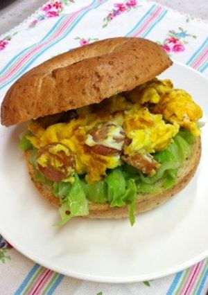 パリッとウインナーベーグル塩麹味-レシピのメイン写真