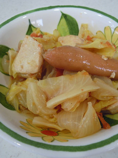 キャベツと鶏肉の蒸し煮-レシピのメイン写真