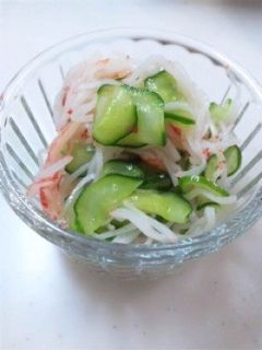 きゅうりとカニカマの酢の物-レシピのメイン写真