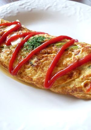 ごちゃ混ぜオムレツo(*^▽^*)o-レシピのメイン写真