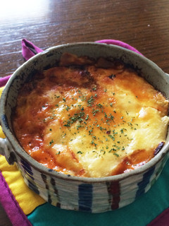 トマトソースの余りで簡単ドリアランチ-レシピのメイン写真