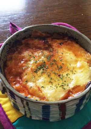 トマトソースの余りで簡単ドリアランチ-レシピのメイン写真