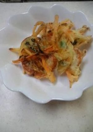 シーセージ入り野菜かき揚げ-レシピのメイン写真