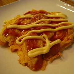 รูปของ お好み焼きみたいな卵焼き