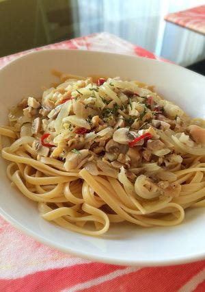 旦那が作る♪あさりのスパゲティ-レシピのメイン写真
