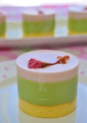桜　ムース-レシピのメイン写真
