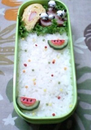 夏のお弁当に☆簡単すいか-レシピのメイン写真