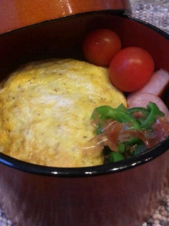 お弁当も!オリーブオイルで和風オムライス-レシピのメイン写真