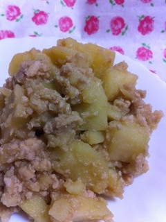 超簡単...じゃがいものそぼろ煮-レシピのメイン写真