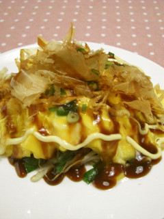 ふわふわ卵で野菜のとん平オムレツ風-レシピのメイン写真