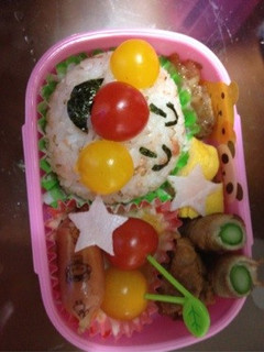 キャラ弁初心者向け。簡単アンパンマン弁当-レシピのメイン写真