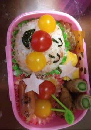キャラ弁初心者向け。簡単アンパンマン弁当-レシピのメイン写真