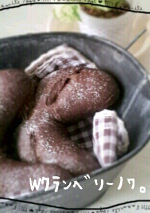 酵母♪チョコと胡桃のWクランベリーノワ-レシピのメイン写真