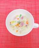 栄養士の卵☆野菜たっぷりクリームスープ