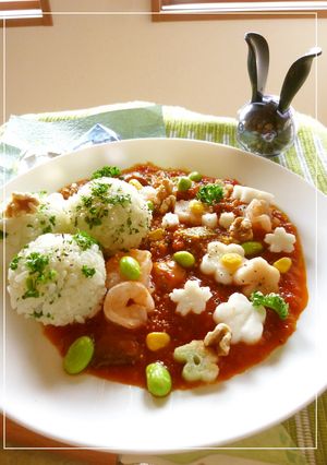パスタソースで彩りランチプレート-レシピのメイン写真