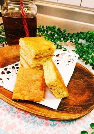 簡単しっとりバナナケーキ！後期離乳食にも-レシピのメイン写真