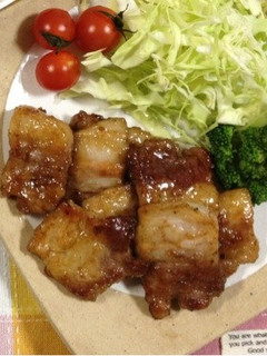 豚バラブロックのオイスターソース炒め-レシピのメイン写真