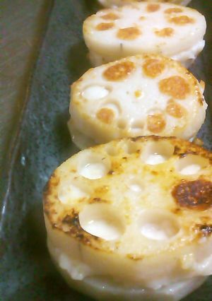 レンコンのシーフードはさみ焼き-レシピのメイン写真