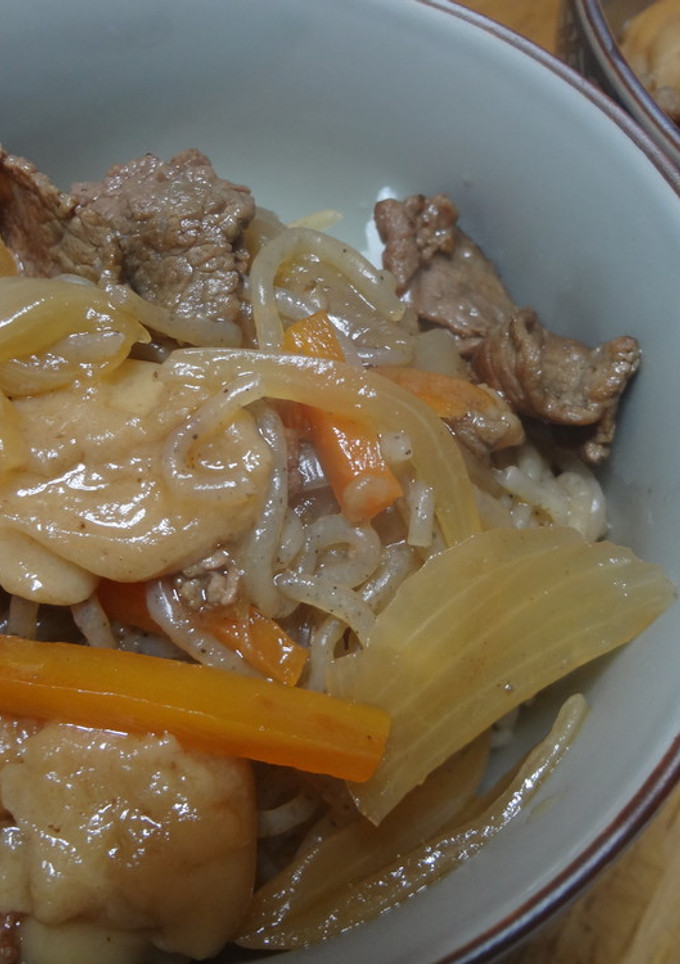懐かしい♪すき焼き風丼-レシピのメイン写真