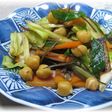 ひよこ豆と野菜の炒めもの