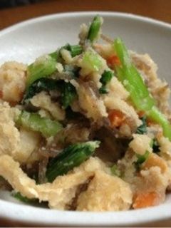 おからと小松菜の煮物-レシピのメイン写真