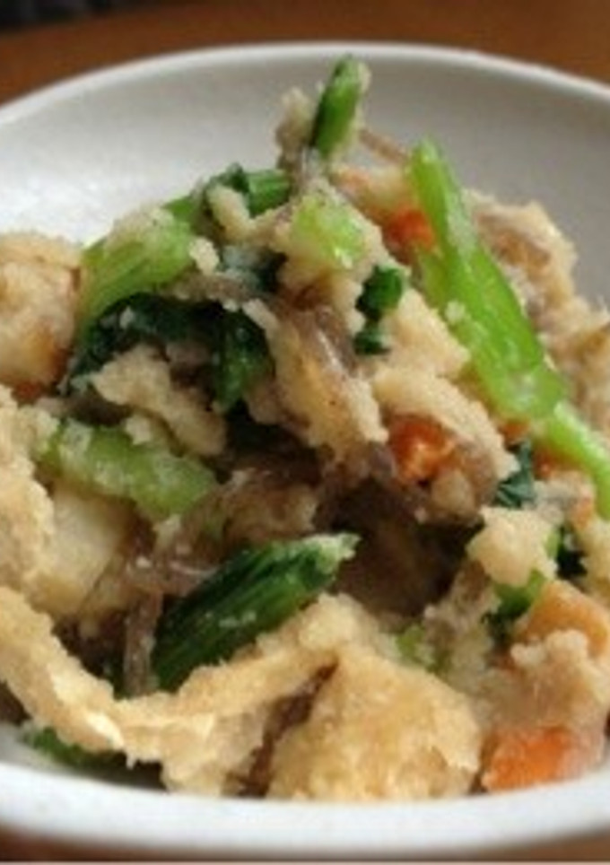 おからと小松菜の煮物-レシピのメイン写真