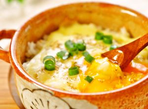 朝食に♪簡単☆とろける♡卵チーズご飯☆-レシピのメイン写真