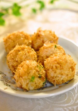 おつまみに♪たこ焼き風☆チーズおにぎり☆-レシピのメイン写真