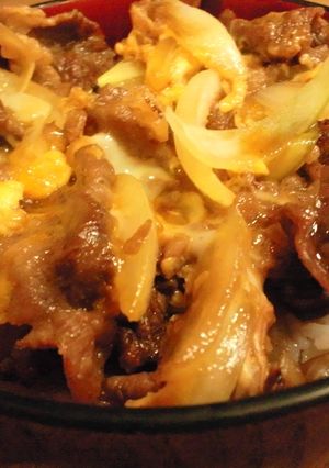 ふるふるたまごのジューシー牛丼-レシピのメイン写真