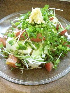 豆腐サラダ★めんつゆ-レシピのメイン写真