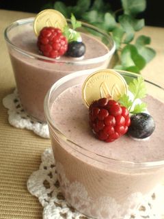 ブルーベリーの✿マスカルポーネムース-レシピのメイン写真