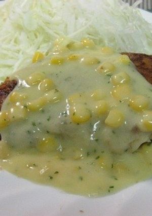 豚カツレツのコーンソース-レシピのメイン写真