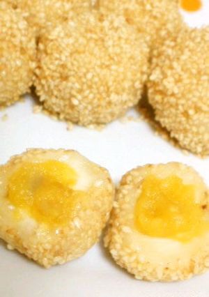 揚げない☆豆腐入りdeヘルシー胡麻団子-レシピのメイン写真