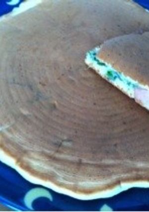 ウィンナーとほうれん草のホットケーキ-レシピのメイン写真