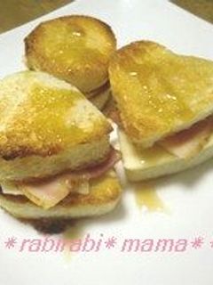 ☆ベーコン&チーズのメープルサンド☆-レシピのメイン写真