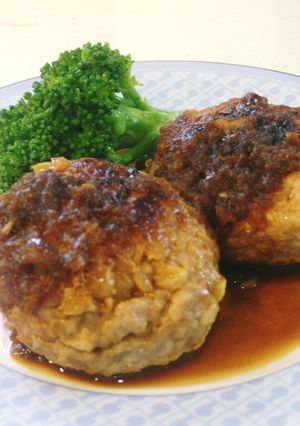 豚こまと筍のハンバーグ-レシピのメイン写真