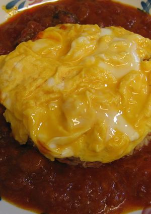まるごと野菜ソースでまんまるオムライス-レシピのメイン写真