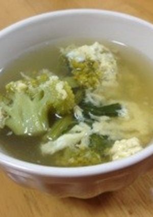 ブロッコリーのかき玉スープ-レシピのメイン写真
