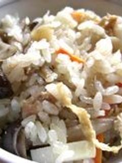 鶏スープで炊く 至福の炊き込みご飯-レシピのメイン写真