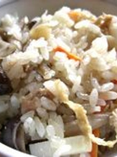 鶏スープで炊く 至福の炊き込みご飯-レシピのメイン写真