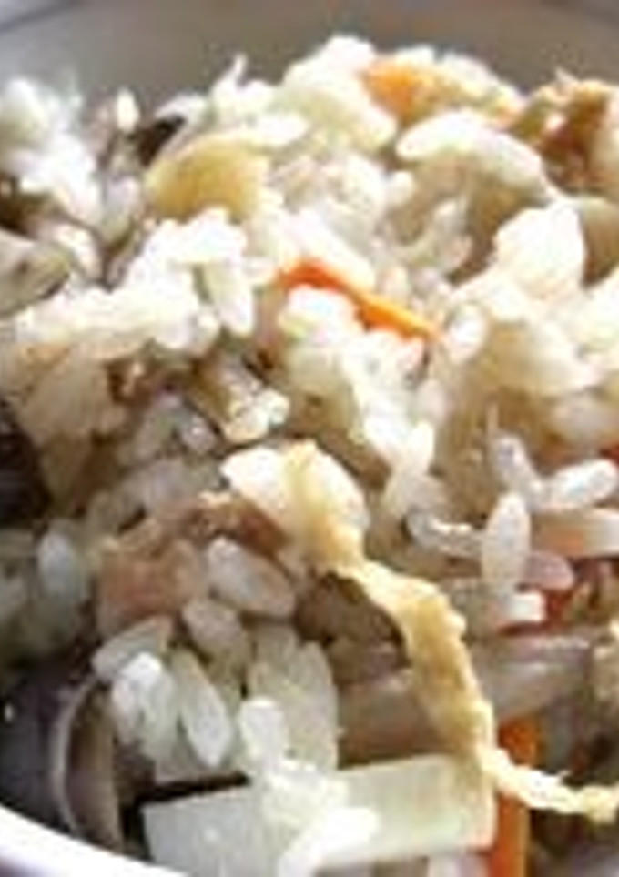 鶏スープで炊く　至福の炊き込みご飯-レシピのメイン写真