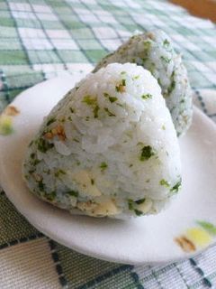 チーズ入り 青のり・桜エビのおにぎり-レシピのメイン写真