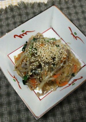 ごまたっぷり乗せチャプチェ-レシピのメイン写真