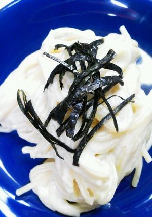 簡単！和なクリームパスタ-レシピのメイン写真