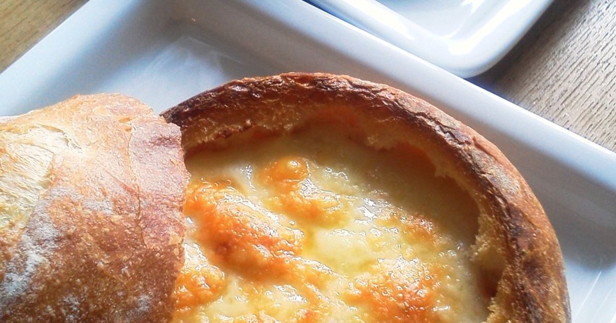 【ぱんだ様】スープ　パングラタン　手作り　菓子パン　惣菜パン ごちそうスープパスタdeパングラタン＊ by ささぼんママ
