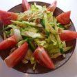 生野菜サラダ にんにくドレッシング☆